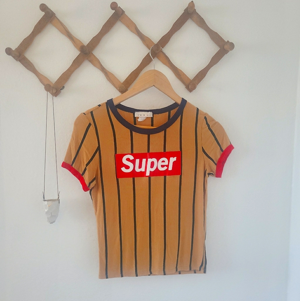 Super t-shirt pin stripe